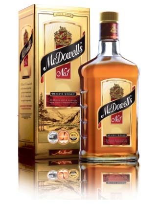 McDowell's, première marque mondiale de whisky indien